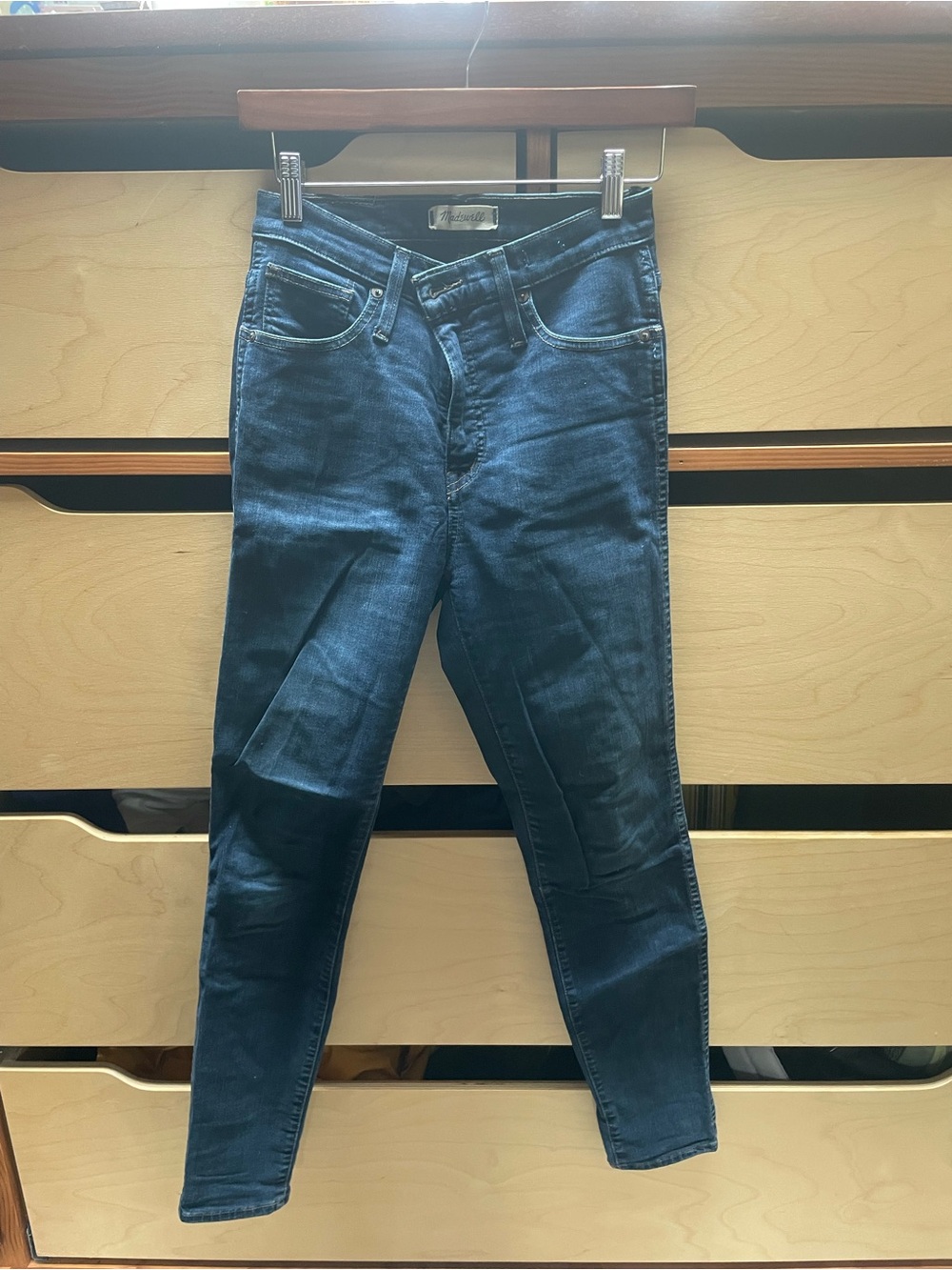 Madewell Women's Dark Blue Skinny Jeans